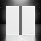 Bộ công tắc đôi nhà thông minh Simon M7 Gem smart Màu Trắng 66E8002GTY-4F điều khiển từ xa qua ứng dụng di động