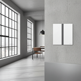 Bộ công tắc đôi nhà thông minh Simon M7 Gem smart Màu Trắng 66E8002GTY-4F Lắp đặt dễ dàng với các loại đế âm vuông thông dụng.