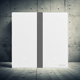 Bộ công tắc đôi nhà thông minh Simon M7 Gem smart Màu Trắng 66E8002GTY-4F sự hài hòa và thẩm mỹ cao.