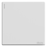 Bộ Công Tắc Đơn 1 Chiều Vuông Màu Trắng Simon S6 581011