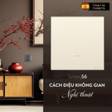 Bộ Công Tắc Đơn 20A 1 Chiều Chuẩn Vuông Màu Sâm Panh Simon S6 582023-46 - Công Tắc Tây Ban Nha