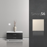 Bộ Công Tắc Đơn 20A 2 Chiều Vuông Màu Sâm Panh Simon S6 582024-46 - Công Tắc Cao Cấp