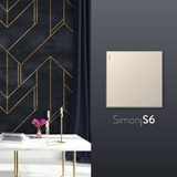 Bộ Công Tắc Đơn 20A 2 Chiều Vuông Màu Sâm Panh Simon S6 582024-46 - Công Tắc Châu Âu