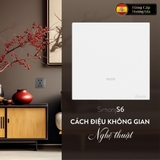 Bộ Công Tắc Đơn 20A 1 Chiều Vuông Màu Trắng Simon S6 582023 - Công Tắc Tây Ban Nha