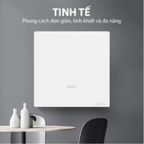 Bộ Công Tắc Đơn 20A 1 Chiều Vuông Màu Trắng Simon S6 582023 - Thiết Bị Điện Cao Cấp