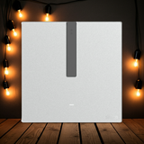 Bộ công tắc đơn nhà thông minh Simon M7 Gem smart Màu Bạc 66E8001GTY-4E