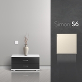 Bộ Công Tắc Đơn Trung Gian Vuông Màu Sâm Panh Simon S6 581026-46 - Công Tắc Cao Cấp