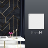 Bộ Công Tắc Đơn Trung Gian Vuông Màu Trắng Simon S6 581026 - Công Tắc Châu Âu