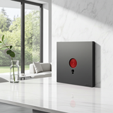 Bộ Công Tắc Khẩn Cấp Vuông Màu Xám Simon S6 585901-61 - Thiết Kế Vuông Hiện Đại, Màu Xám Tinh Tế