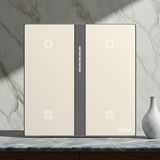 Bộ công tắc rèm cửa đôi nhà thông minh Simon M7 metal smart màu Vàng 66E8014MTY-2Bthẩm mỹ đỉnh cao và công năng vượt trội