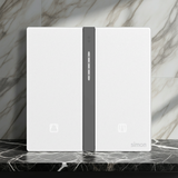 Bộ công tắc rèm cửa đơn nhà thông minh Simon M7 metal smart màu Bạc 66E8013MTY-2a- tương thích với hầu hết các loại đế âm vuông