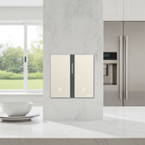 Bộ công tắc rèm cửa đơn nhà thông minh Simon M7 metal smart màu Vàng 66E8013MTY-2c-Kiểm Soát Rèm Cửa Chính Xác