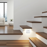 Bộ Đèn Chân Tường Cảm Biến Vuông Màu Trắng Simon S6 58E732 - Đèn dẫn hướng cầu thang