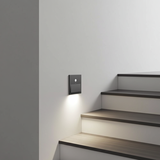 Bộ Đèn Chân Tường Cảm Biến Vuông Màu Xám Simon S6 - 58E732-61