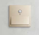 Bộ Đèn Chân Tường Cảm Biến Vuông  Sâm Panh Simon S6 58E732-46 - Hành lang – lối đi