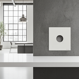 Bộ Mặt Che Dây Đế Vuông Màu Trắng Simon S6 585200 - Đế âm vuông 86x86 phổ biến