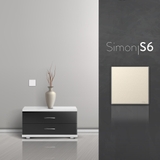 Bộ Mặt Che Trơn Vuông Màu Sâm Panh Simon S6 581000-46 - Công Tắc Cao Cấp