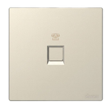 Bộ Ổ Cắm Điện Thoại Đơn RJ11 Màu Sâm panh Simon S6 585214-46