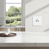 Bộ Ổ Cắm Đơn 3 Chấu Vuông Màu Trắng Simon S6 581087 - Lắp đặt đơn giản