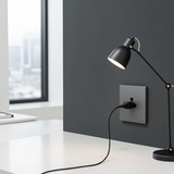 Bộ Ổ Cắm Đơn 3 Chấu Vuông Màu Xám Simon S6 581087-61 - Lắp đặt đơn giản