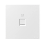Bộ Ổ Cắm Mạng Đơn CAT6 Vuông Màu Trắng Simon S6 585218