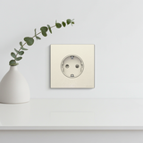 Bộ Ổ Cắm Schuko Vuông Màu Sâm panh Simon S6 581687-46 - Vật liệu đỉnh cao