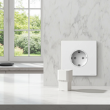 Bộ Ổ Cắm Schuko Vuông Màu Trắng Simon S6 581687 - công tắc ổ cắm cao cấp châu Âu