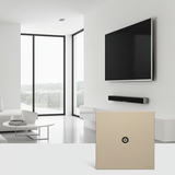 Bộ Ổ Cắm Tivi Đơn Chuẩn Vuông Màu Sâm Panh Simon S6 585111-46 - Chất liệu cao cấp – An toàn vượt trội