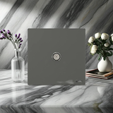 Bộ Ổ Cắm TV Chuẩn F Vuông Màu Xám Simon M7 Gem Diamond Grey Mã 665114G-4D-Cơ chế ren xoáy của chuẩn F tạo ra lớp tiếp xúc kim loại khép kín (Shielding) tốt hơn