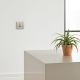 Bộ Ổ Đơn 2 Chấu Và Ổ Đa Năng Kèm Công Tắc Vuông Màu Sâm Panh Simon S6 581080-46 - Thương hiệu Simon uy tín toàn cầu
