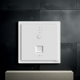 Bộ Phát Wifi 5 Âm Tường Vuông Màu Trắng Simon M7 Gem Diamond White Mã 66E748G-4F-Phiên bản Diamond White 4F Tông màu Trắng Kim Cương thanh lịch, mang lại cảm giác rộng mở
