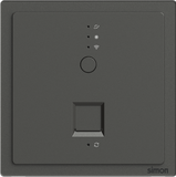 Bộ Phát Wifi 6 Âm Tường Vuông Màu Xám Simon M7 Gem Diamond Grey Mã 66E747G-4D