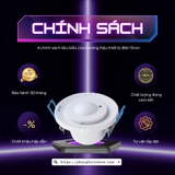 Chính sách nổi bật Công tắc cảm ứng rada vi sóng lắp âm trần Siron SR-MS001