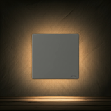 Công Tắc 2 Cực 20A Có LED Vuông Màu Xám Simon M7 Gem Diamond Gray 662024G-4D-Công nghệ chống bám vân tay Bề mặt kính được phủ Nano chống xước