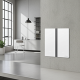 Công Tắc Ba Thông Minh Simon M7 Metal Màu Bạc Silver 66E8003MTY-2A - Khả Năng Điều Khiển Vượt Trội App, Giọng Nói, Tự Động Hóa