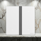 Công Tắc Ba Thông Minh Simon M7 Metal Màu Bạc Silver 66E8003MTY-2A - Kim loại sơn tiêu chuẩn châu Âu