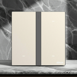 Công Tắc Ba Thông Minh Simon M7 Metal Màu Vàng Gold 66E8003MTY-2C - Điều Khiển 3 Kênh Linh Hoạt, Công Suất Cao