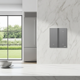 Công Tắc Ba Thông Minh Simon M7 Metal Màu Xám Grey 66E8003MTY-2B - Quản Lý 3 Kênh Độc Lập Tiện Lợi