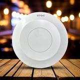 Công tắc cảm biến diện diện vi sóng lắp nổi trần Siron SR-MSB101 - tự động tắt sau thời gian cài đặt khi không còn hiện diện con người.