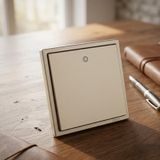 Công tắc cao cấp Simon I7 - 20A Đảo Chiều Sâm Panh Có Đèn Led