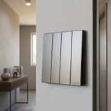 Công tắc cao cấp Simon S6 - 581041-61 Đen Mờ 16A Tràn Viền Đẹp