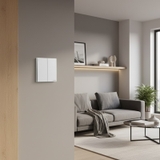 công tắc điện âm tường Simon S6 vuông trắng