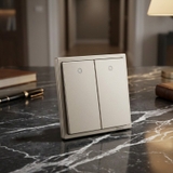 Công tắc điện cao cấp Simon I7 701023-46 - Màu Sâm Panh bền đẹp