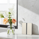 Công Tắc Đôi Thông Minh Simon M7 Metal Màu Vàng Gold 66E8002MTY-2C - Nút Nhấn Cơ Vật Lý Đôi Sang Trọng