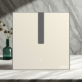 Công Tắc Đơn Thông Minh Simon M7 Metal Smart Màu Vàng (Gold) 66E8001MTY-2C - Thiết Kế Kim Loại Vàng Gold Sang Trọng và Độc Đáo