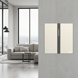 Công Tắc Ngữ Cảnh Bốn Thông Minh Simon M7 Metal Màu Vàng Gold (66E8008MTY-2C)