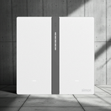 Công Tắc Ngữ Cảnh Đôi Thông Minh Simon M7 Metal Màu Bạc (Silver) 66E8006MTY-2A-Lắp Đặt Đơn Giản, Kết Nối Nhanh Chóng