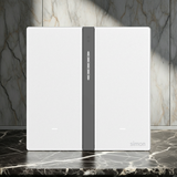 Công Tắc Ngữ Cảnh Đôi Thông Minh Simon M7 Metal Màu Bạc (Silver) 66E8006MTY-2A-Nhân Đôi Tiện Ích Điều Khiển Nhà Thông Minh