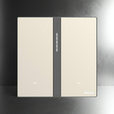 Công Tắc Ngữ Cảnh Đôi Thông Minh Simon M7 Metal Màu Vàng Gold (66E8006MTY-2-Nét Quyến Rũ Từ Chất Liệu Kim Loại Vàng Gold