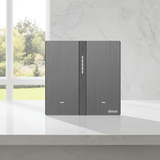 Công Tắc Ngữ Cảnh Đôi Thông Minh Simon M7 Metal Xám (Grey) 66E8006MTY-2B-Tích Hợp Liền Mạch Vào Hệ Sinh Thái Simon Smart Home